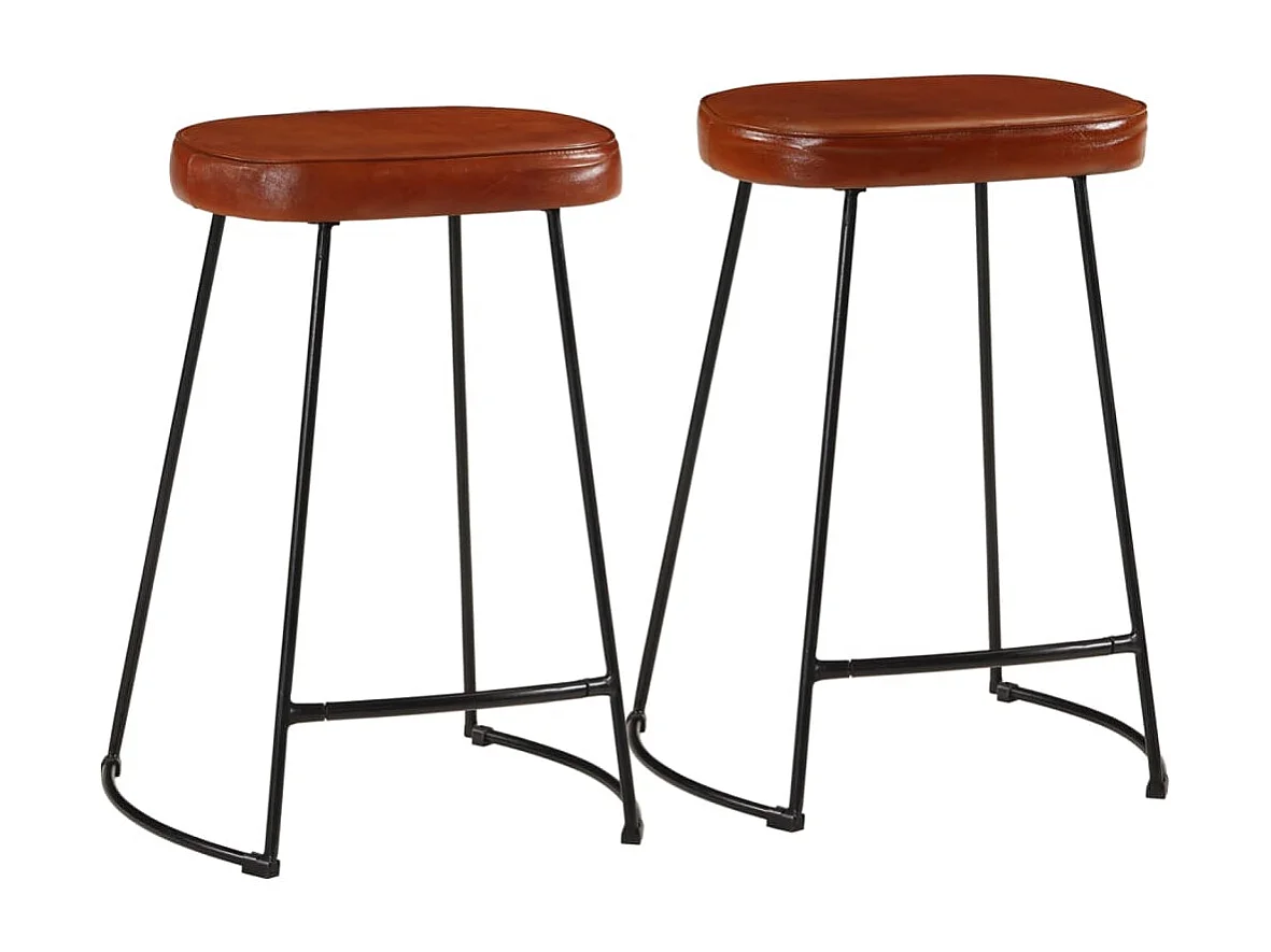 Bancos de bar 2 pcs 41x29x62 cm castanho-escuro PT312481