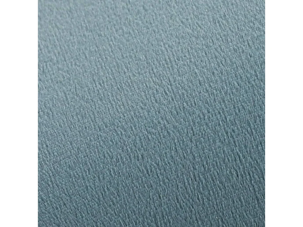 Tabouret bas Bleu clair et doré Velours FR44856