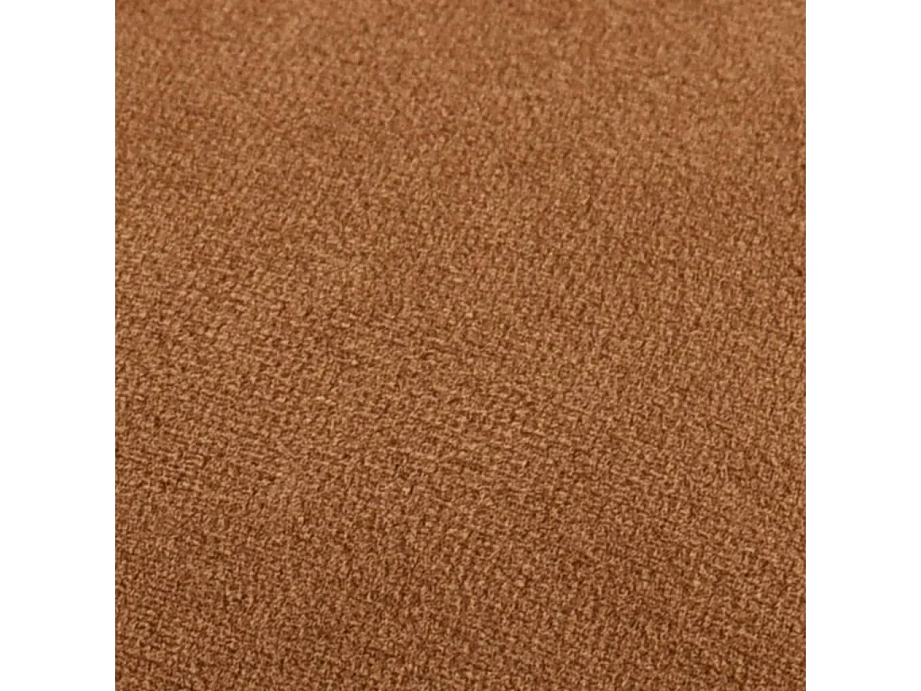 Tabouret bas Marron et doré Velours FR99680