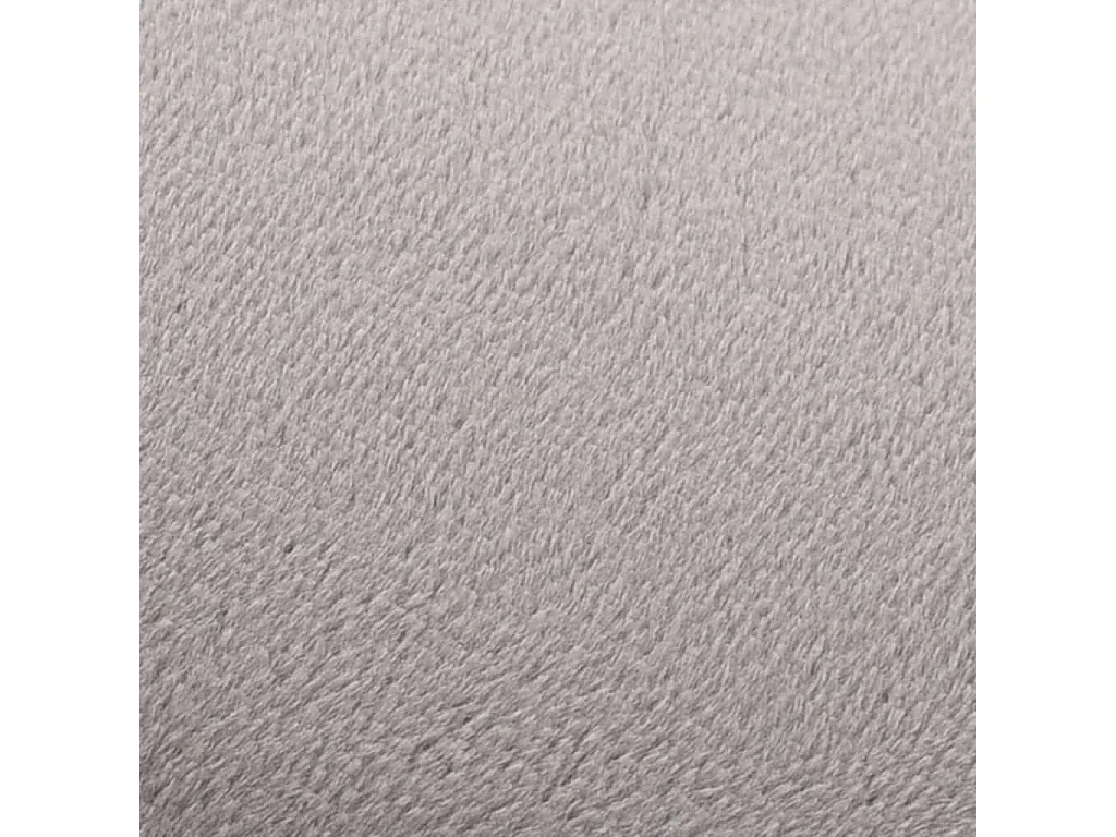 Tabouret bas Gris clair et doré Velours FR57766