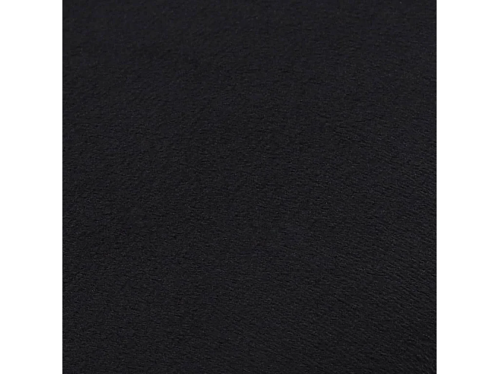 Tabouret bas Noir et doré Velours FR30091