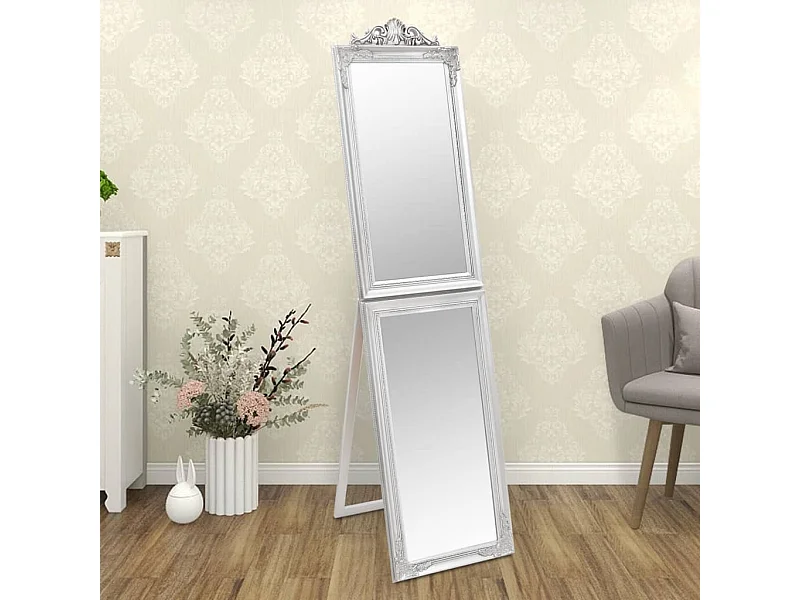 Miroir sur pied Argenté 45x180 cm FR51946