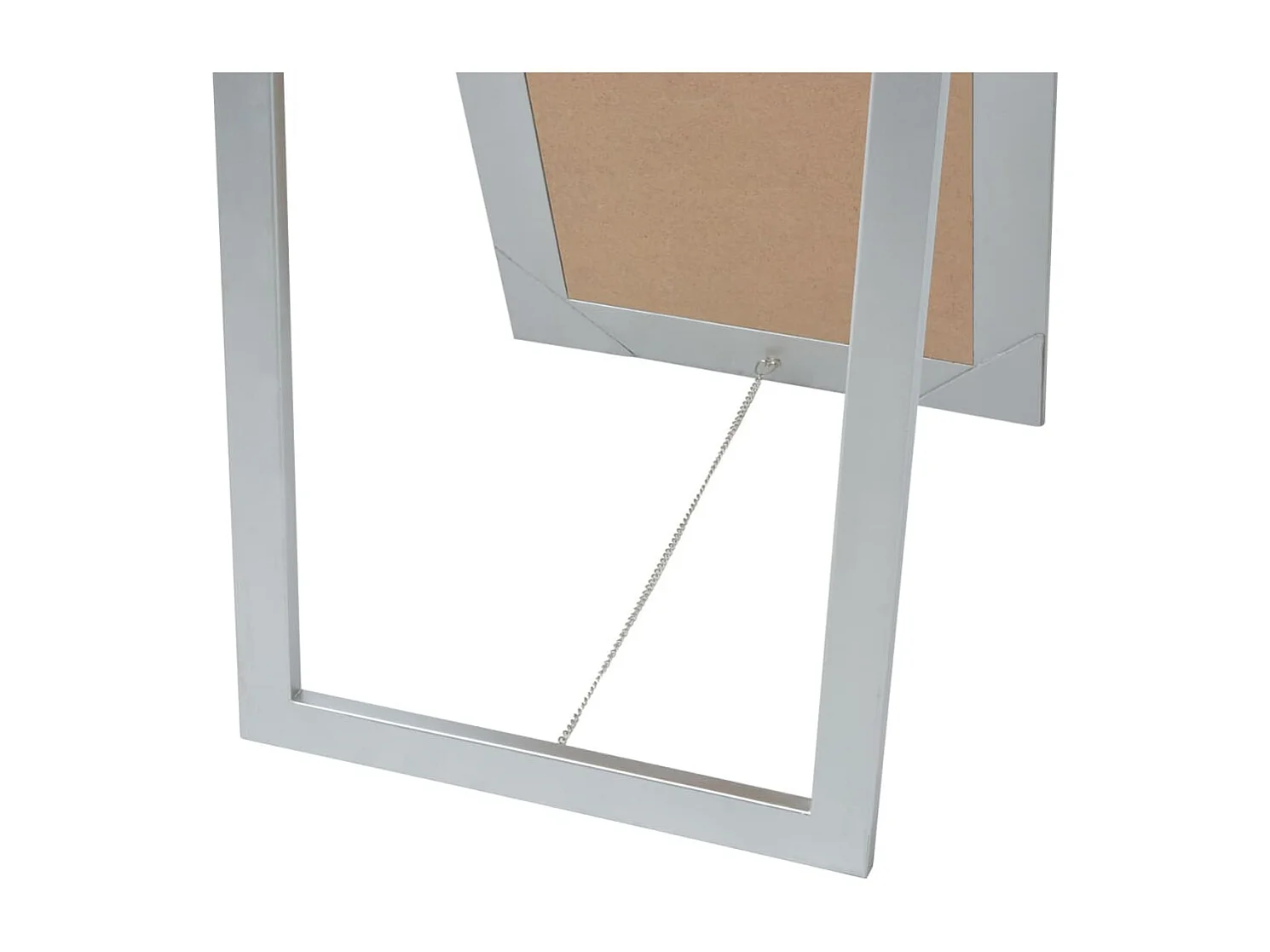 Miroir sur pied Style baroque 160x40 cm Argenté FR16346