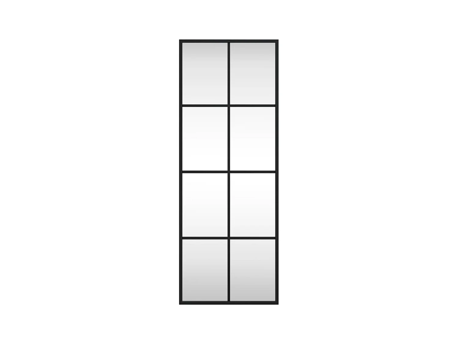 Miroir mural noir 30x80 cm rectangulaire fer FR62049