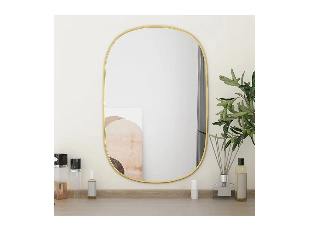 Miroir mural Doré 60x40 cm FR61138