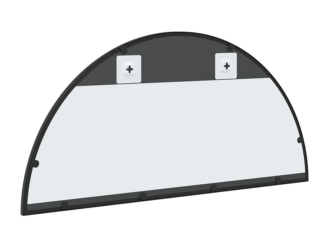 Miroir mural noir 80x40 cm arche fer FR19702