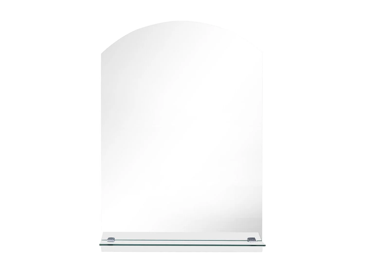 Miroir mural avec étagère 50x70 cm Verre trempé FR87069