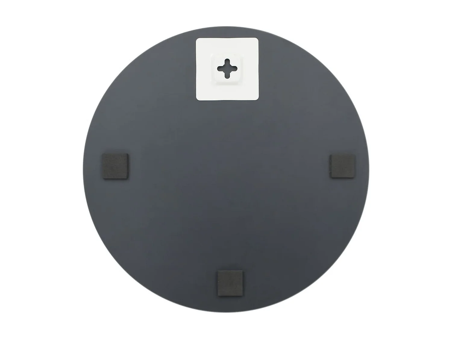 Miroir mural sans cadre avec lampes LED Rond Verre FR74537