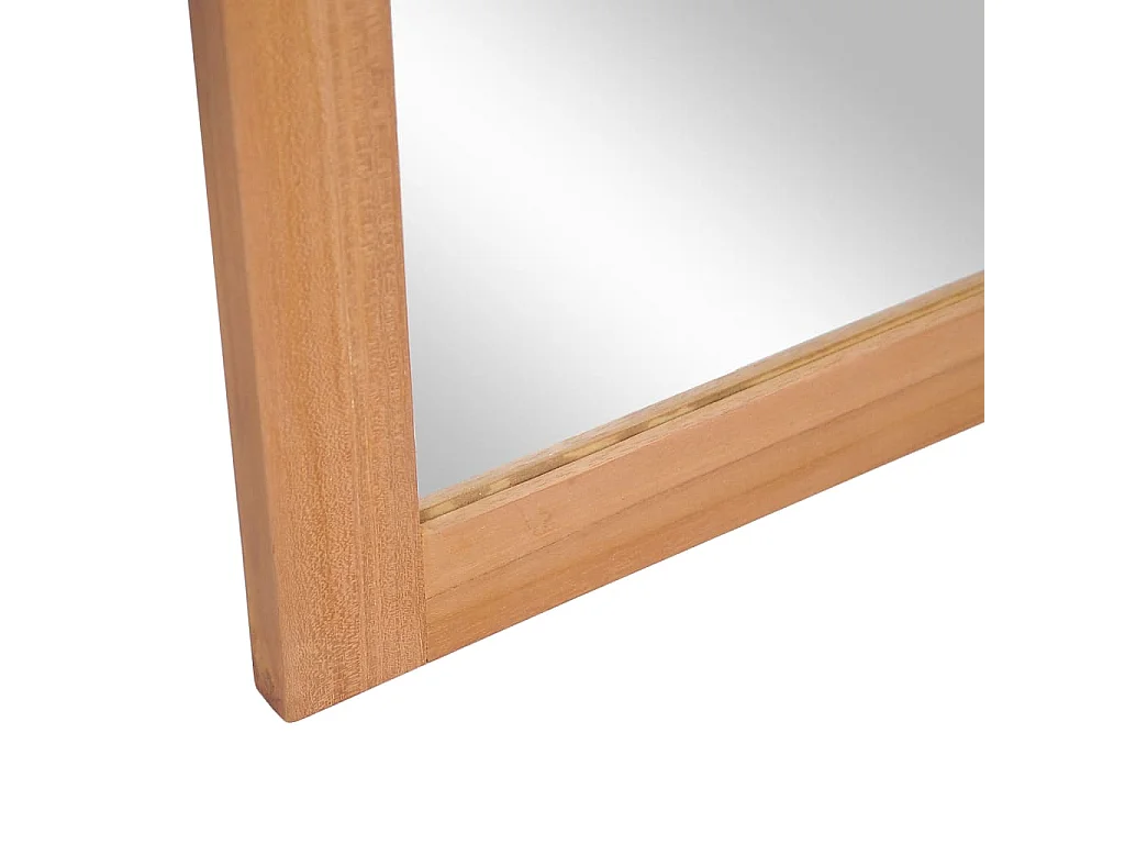 Wandspiegel 50x70 cm massief teakhout BE618433