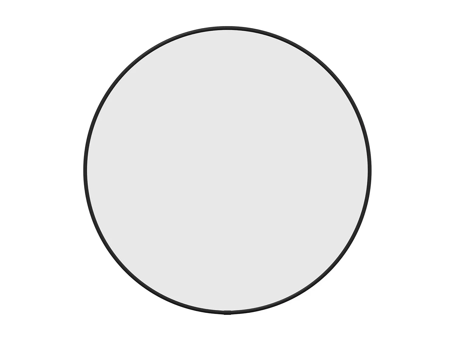 Miroir mural Noir Ø 50 cm Rond FR31234