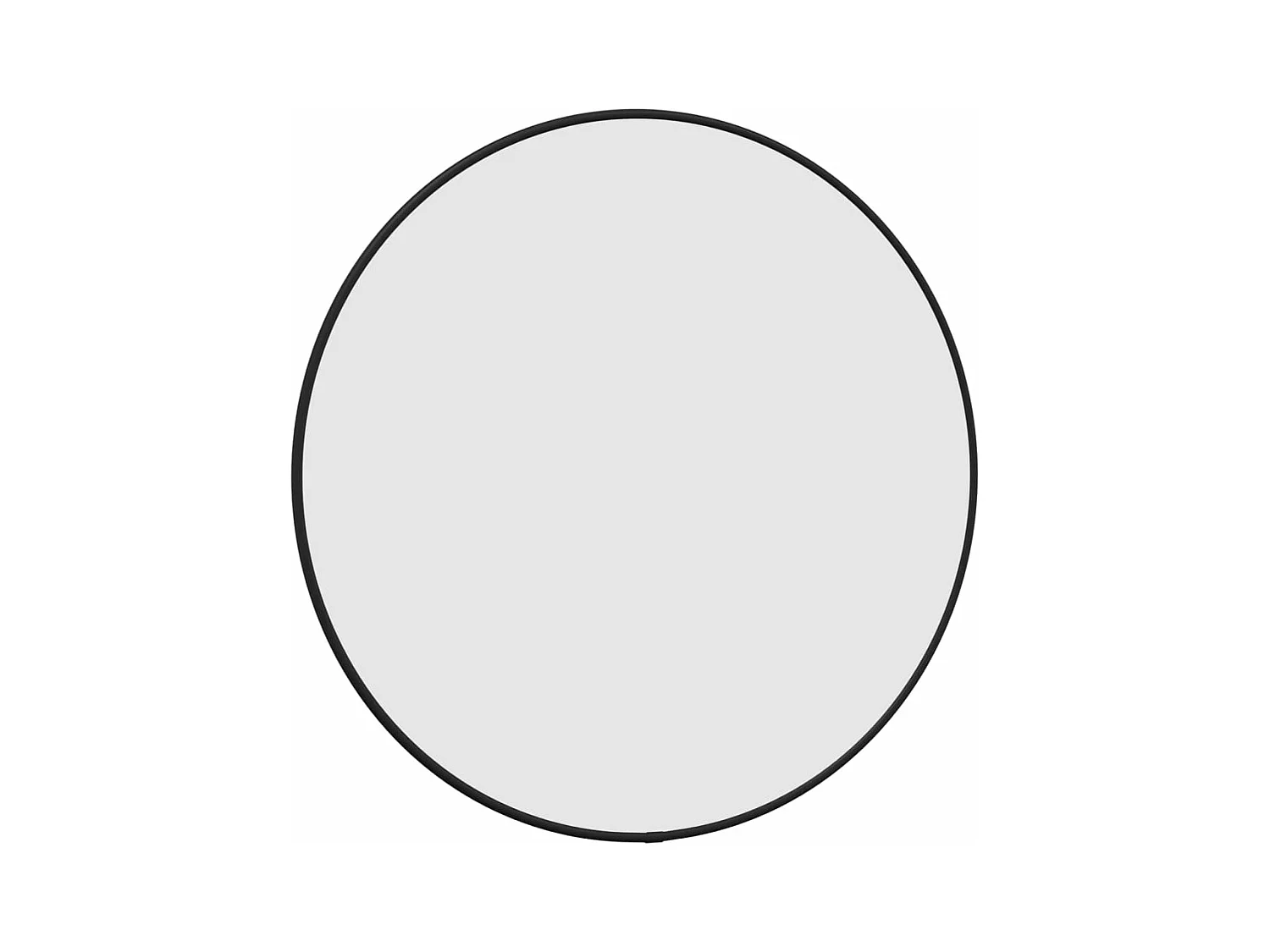 Miroir mural Noir Ø 50 cm Rond FR31234