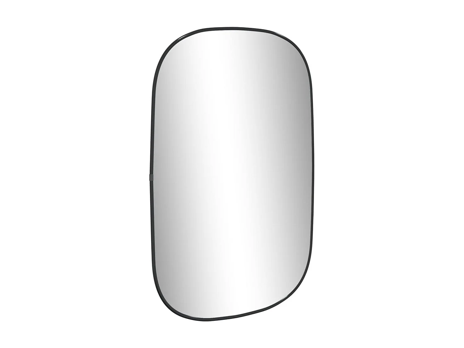 Miroir mural Noir 70x45 cm FR58766