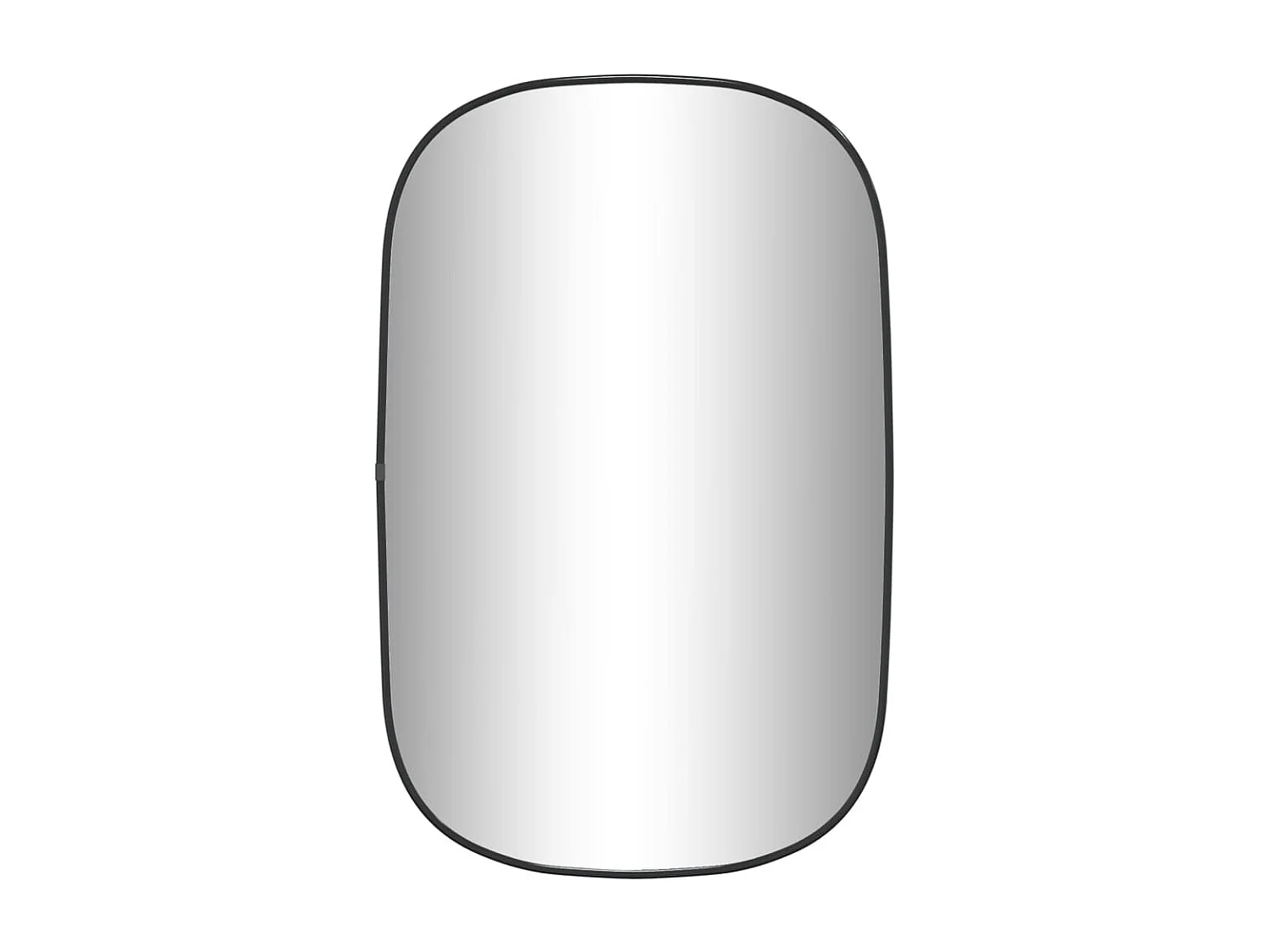 Miroir mural Noir 70x45 cm FR58766