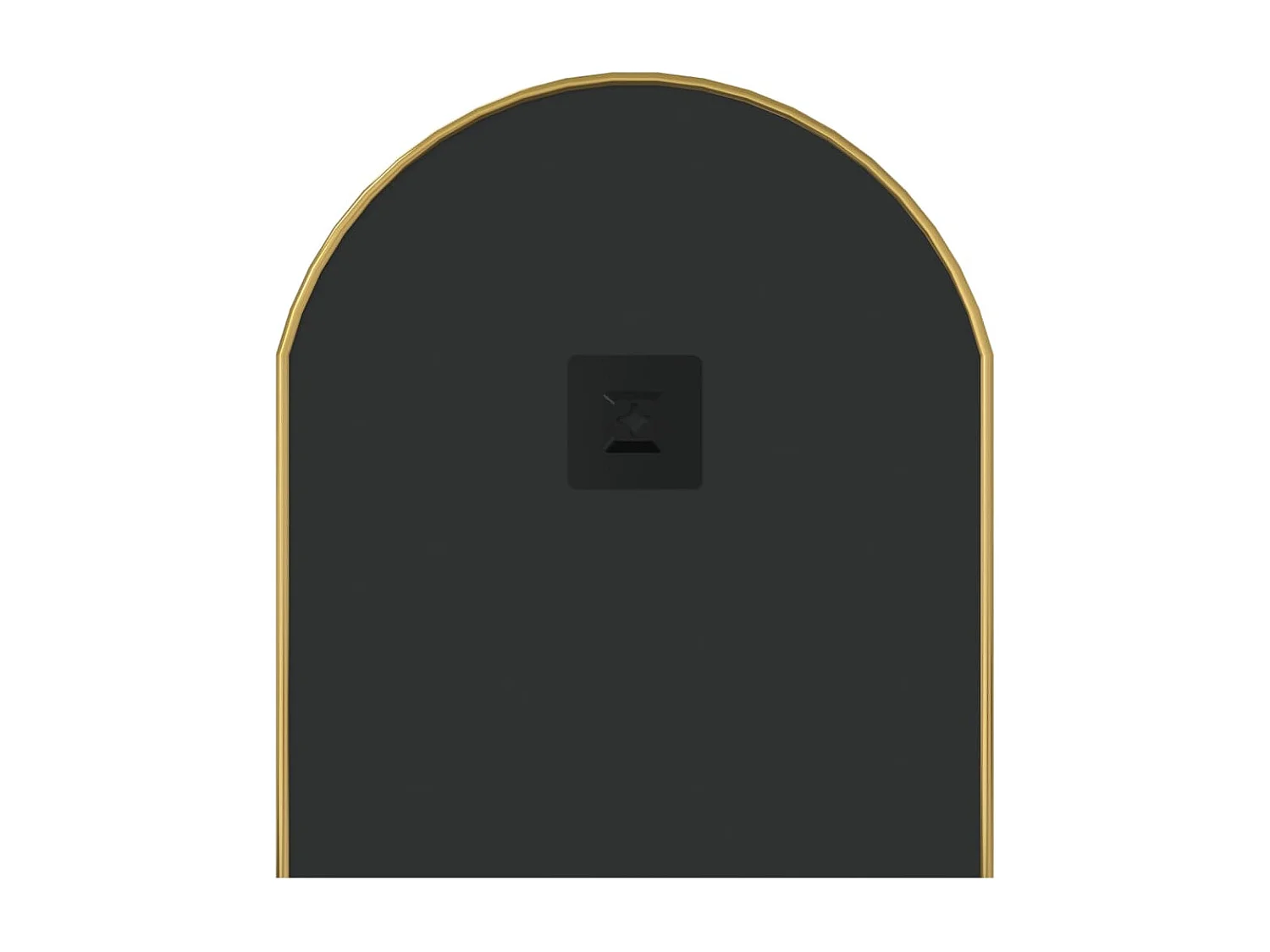 Wandspiegel 80x35 cm ovaal goudkleurig BE849325