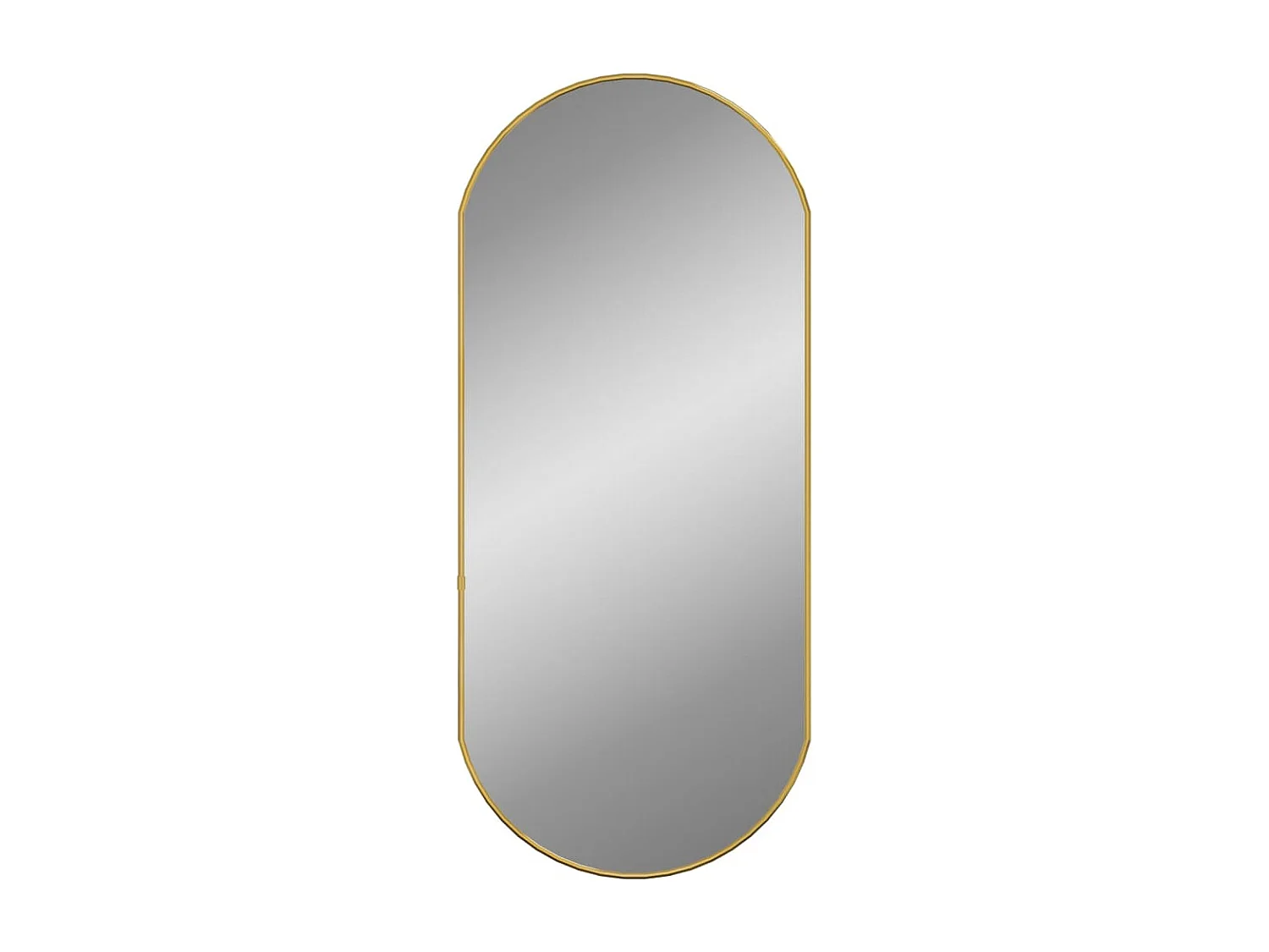 Miroir mural Doré 80x35 cm Ovale FR87741