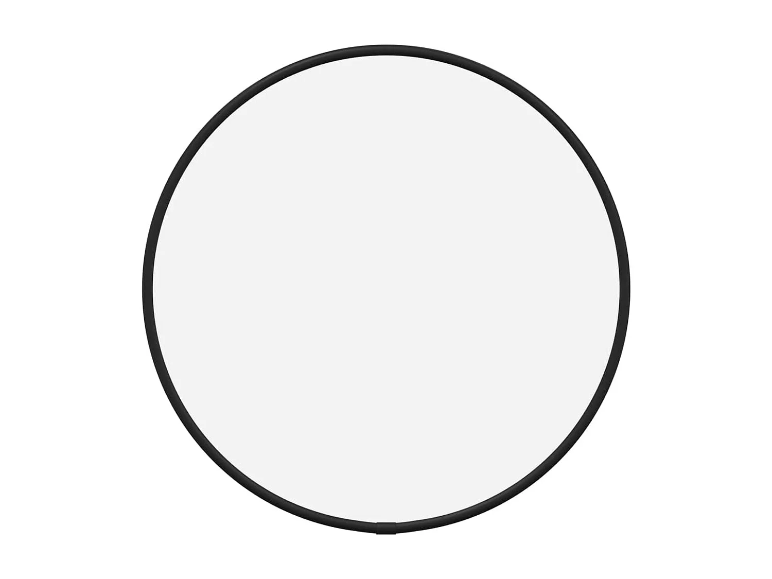 Miroir mural Noir Ø 30 cm Rond FR52657