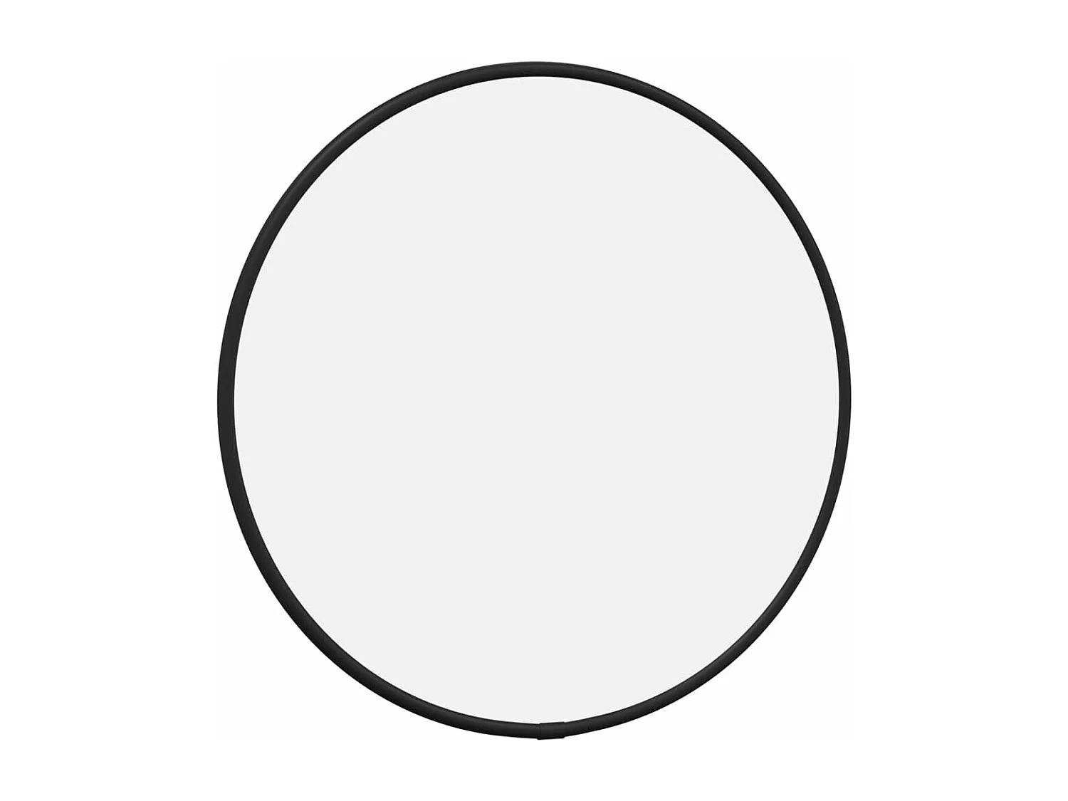 Miroir mural Noir Ø 30 cm Rond FR52657