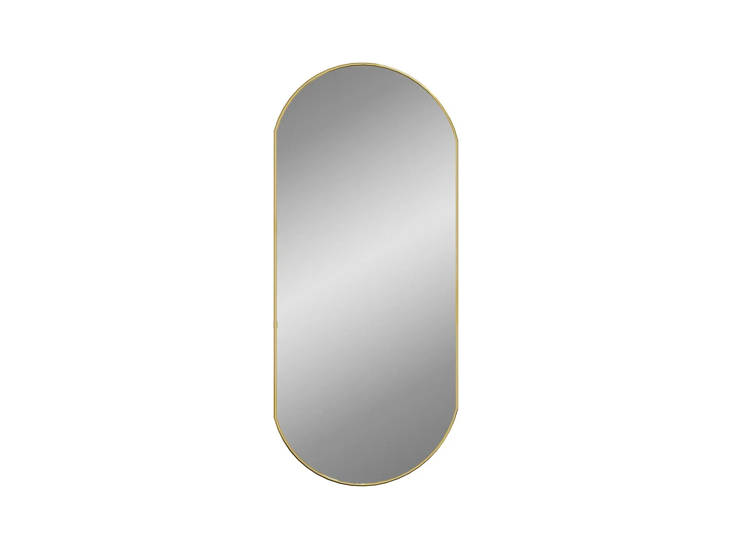 Miroir mural Doré 90x40 cm Ovale FR82033