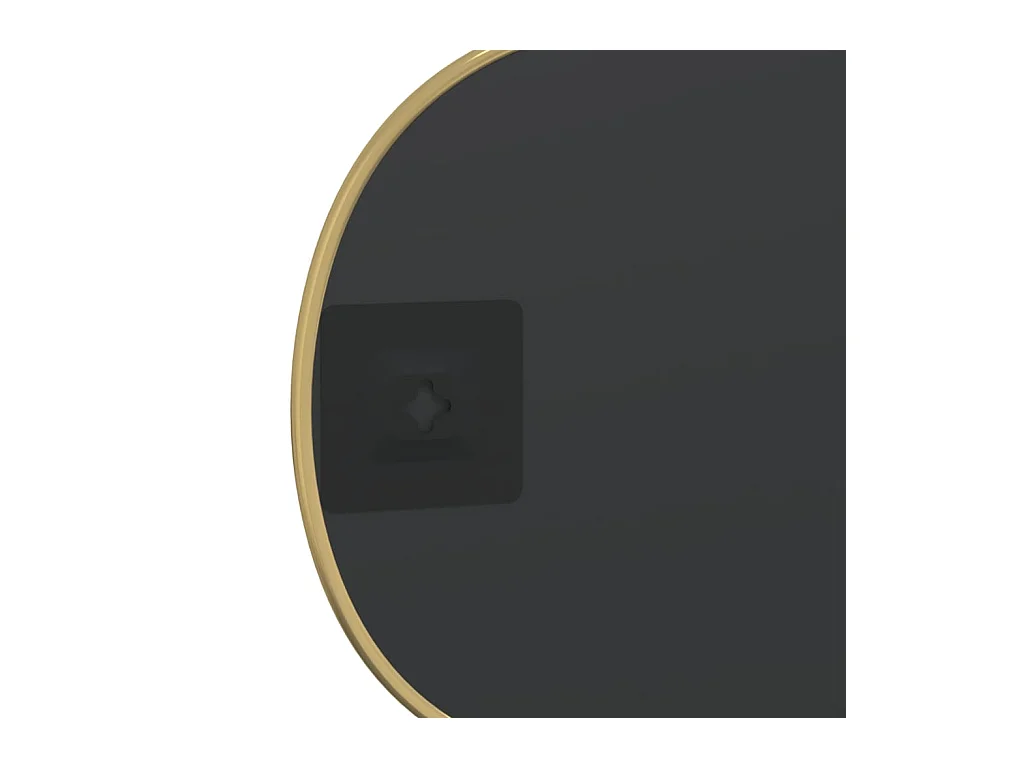 Wandspiegel 30x25 cm goudkleurig BE908672