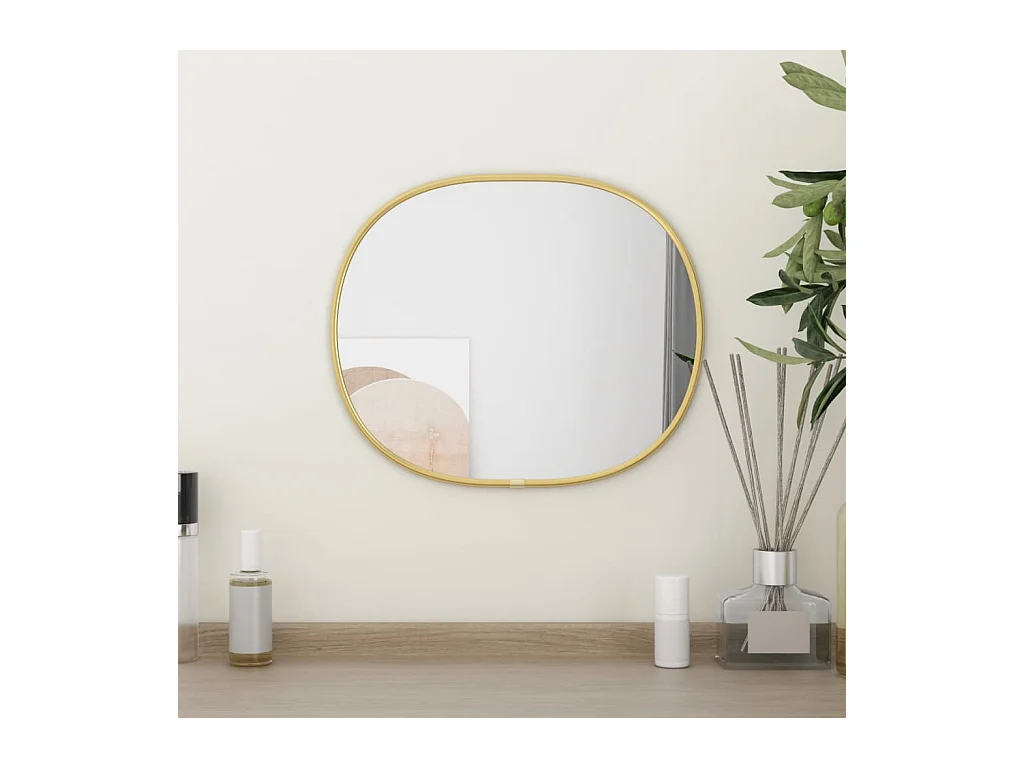 Wandspiegel 30x25 cm goudkleurig BE908672