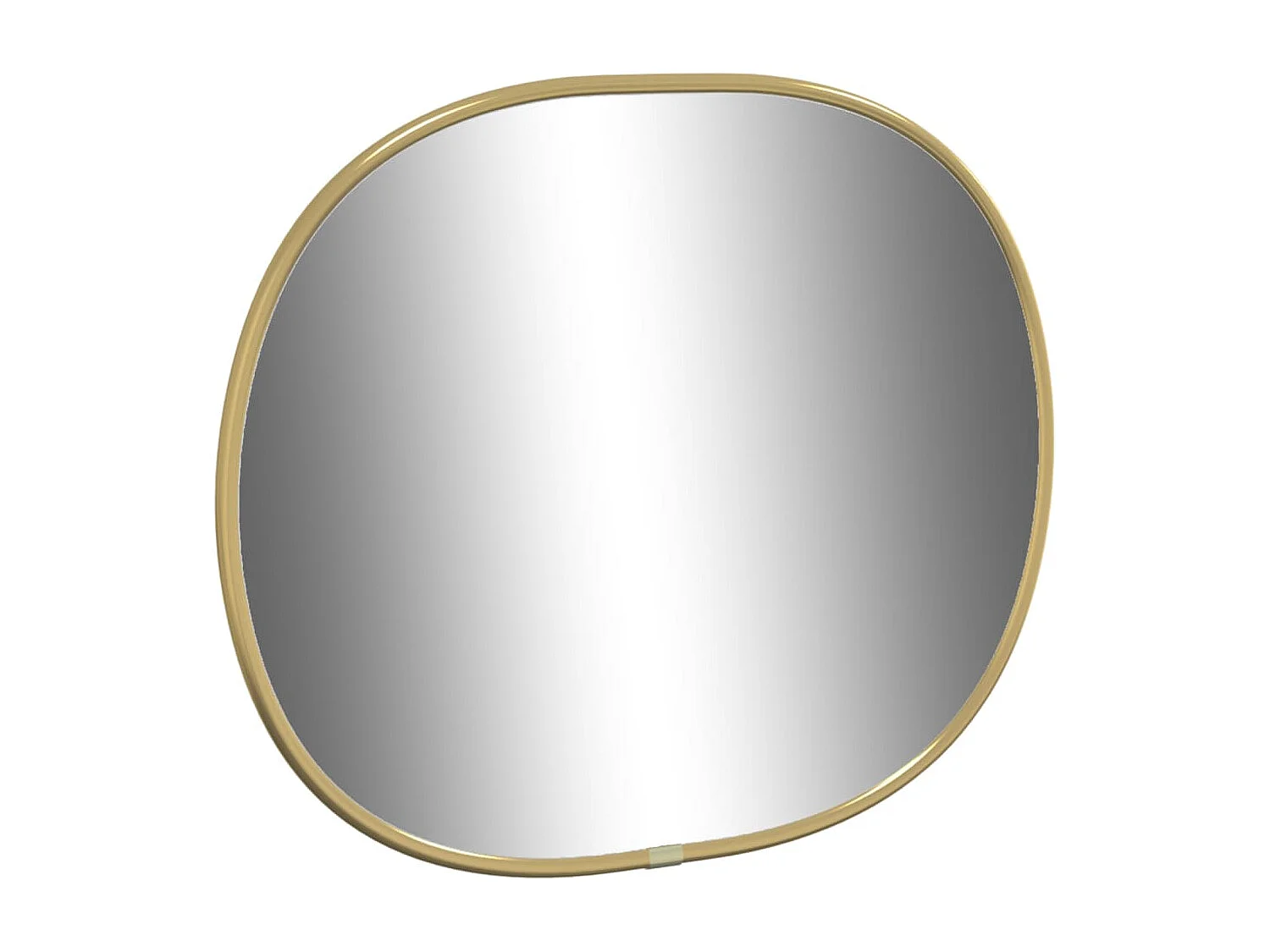 Espelho de parede 30x25 cm dourado PT491673