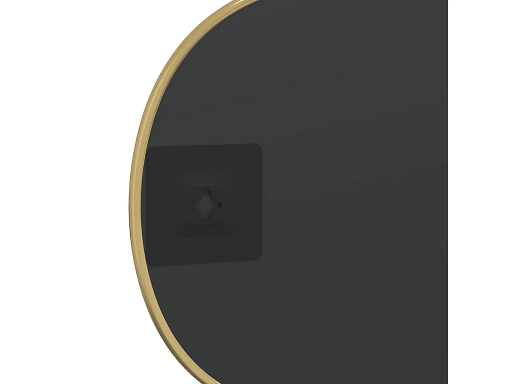 Espelho de parede 30x25 cm dourado PT491673