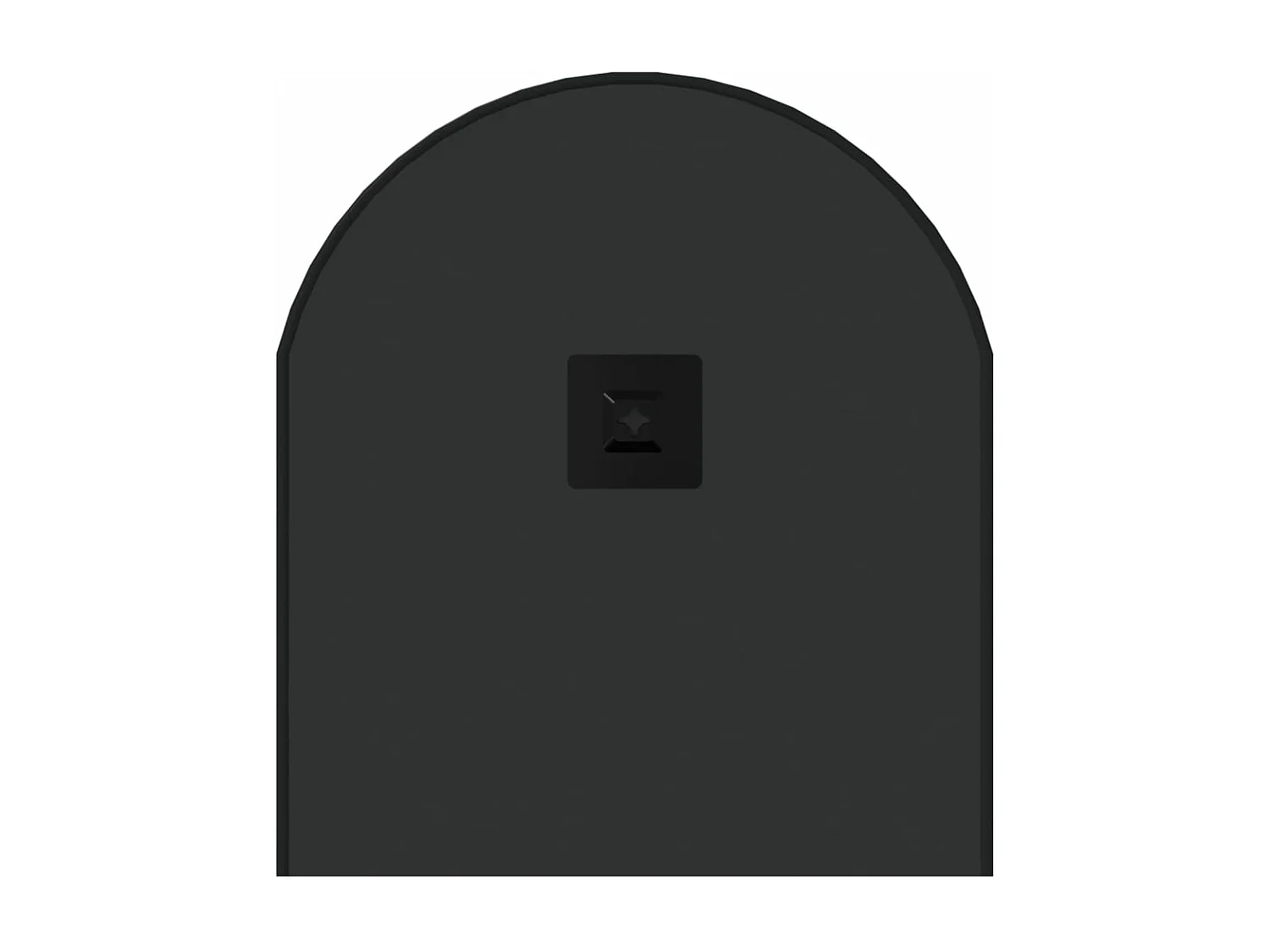 Espelho de parede 80x35 cm oval preto PT935765