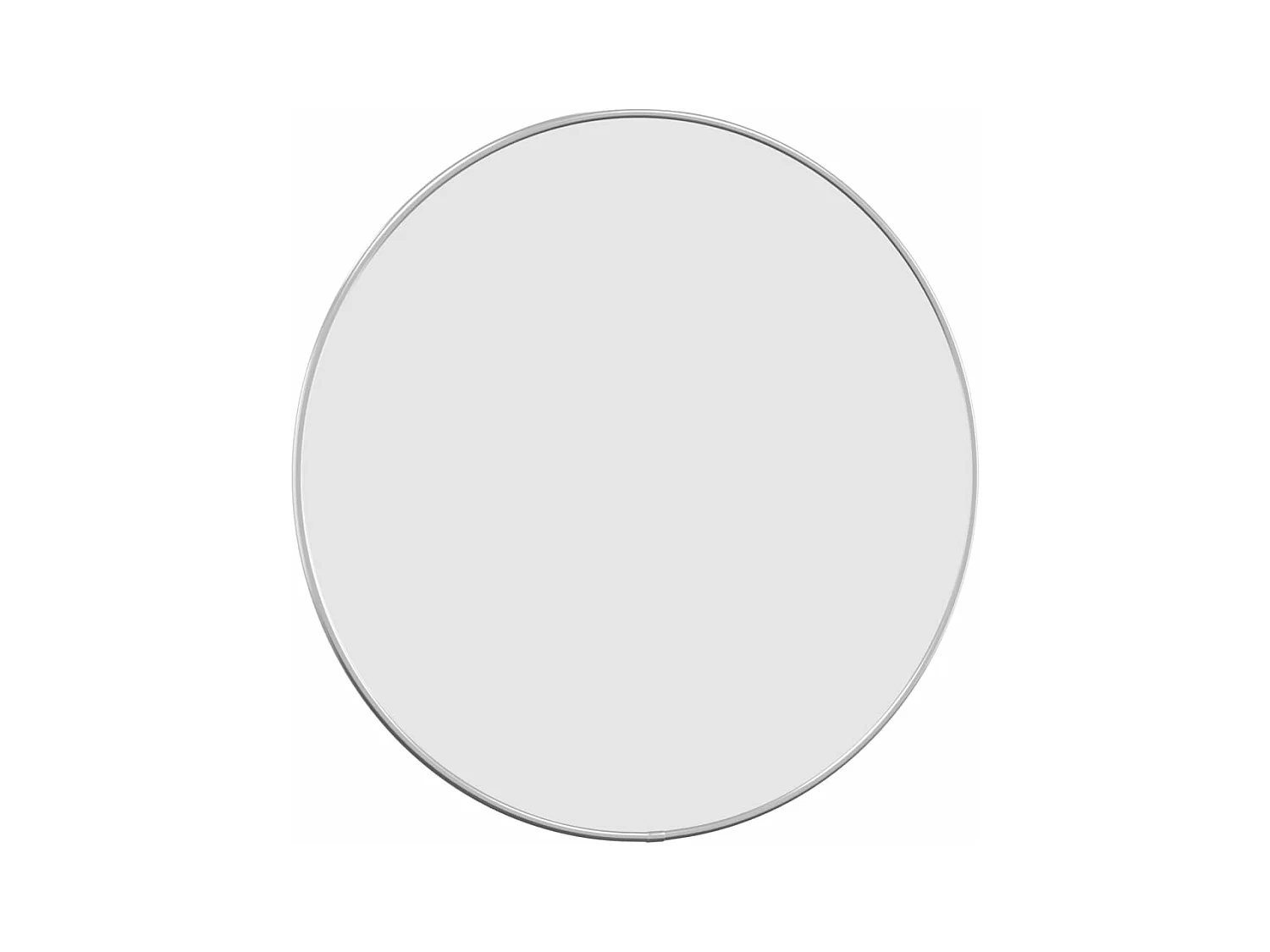Miroir mural Argenté Ø 50 cm Rond FR24958
