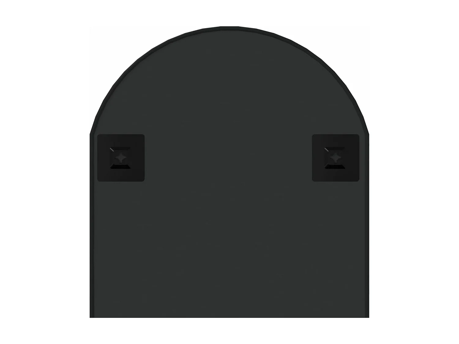 Miroir mural Noir 90x40 cm Ovale FR97549