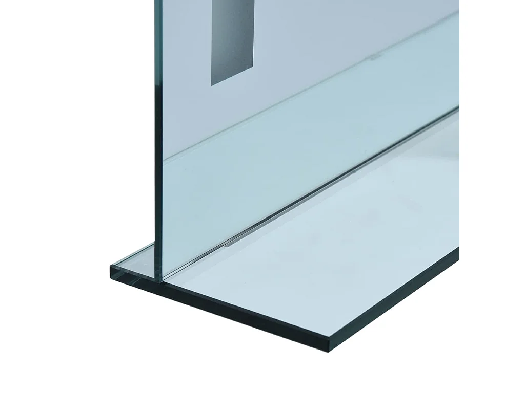 Miroir mural à LED pour salle de bains avec étagère 60x100 cm FR94977