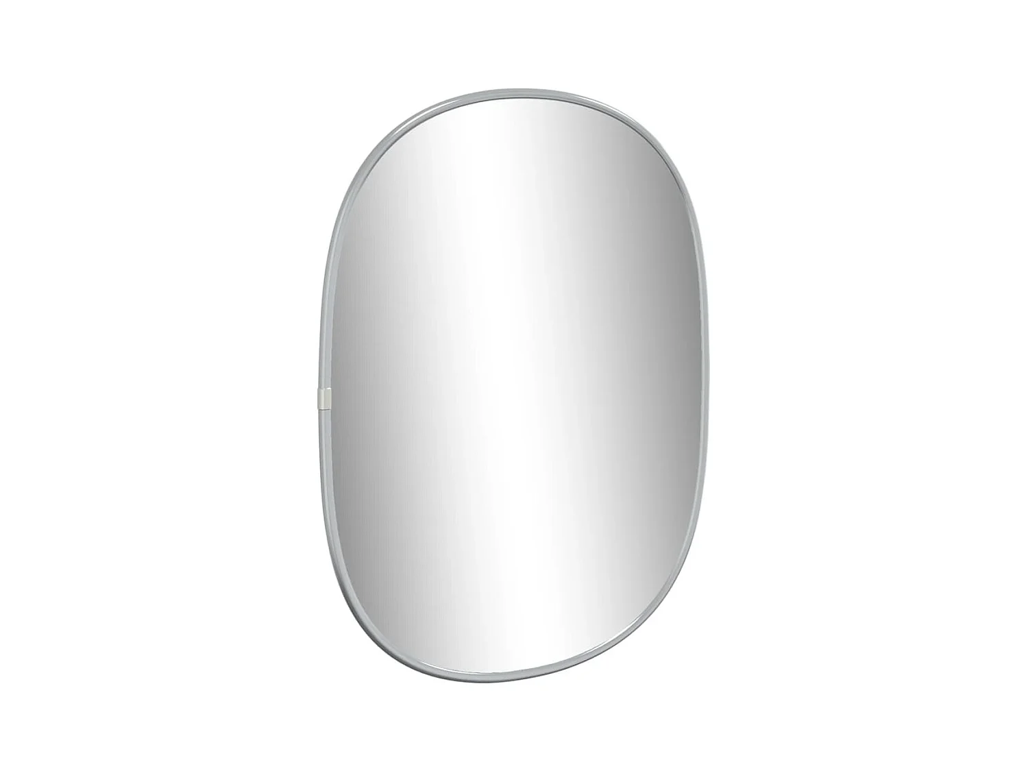 Espejo de pared plateado 40x30 cm ES899924