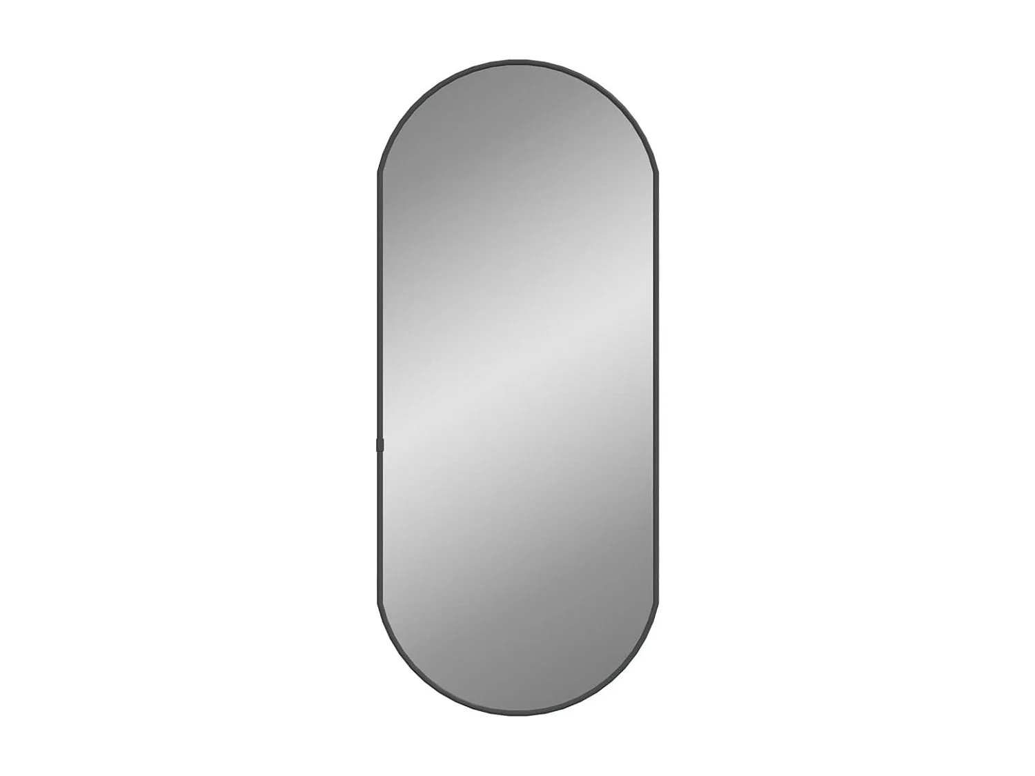 Miroir mural Noir 70x30 cm Ovale FR75284