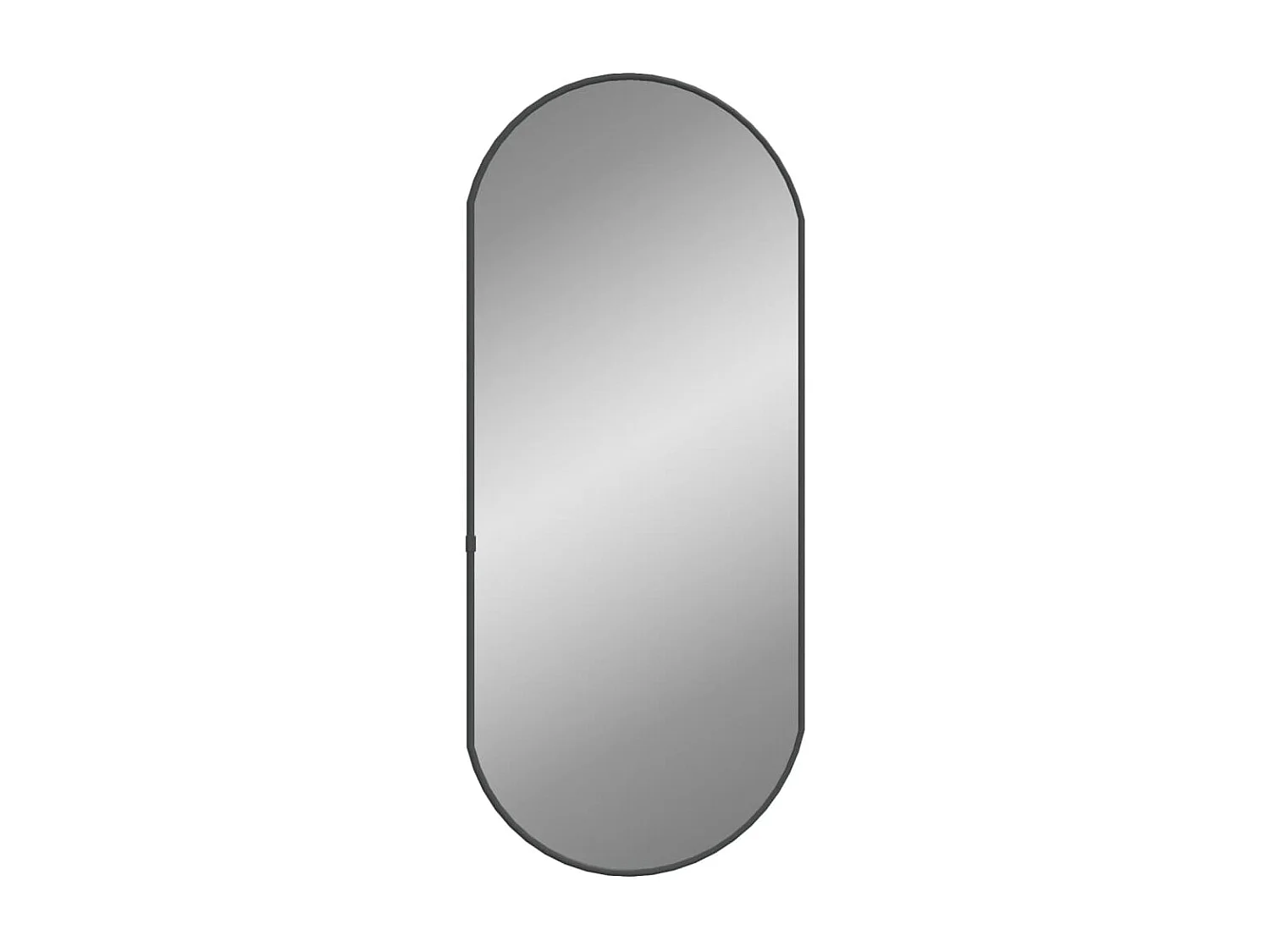 Miroir mural Noir 70x30 cm Ovale FR75284