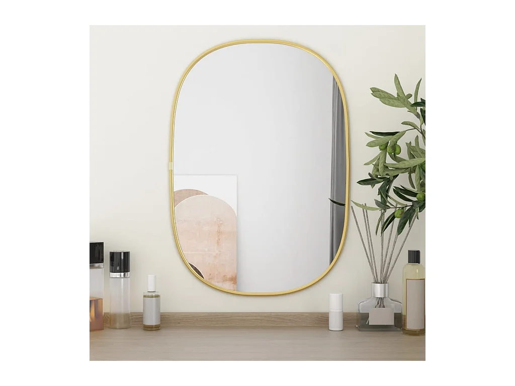 Miroir mural Doré 50x35 cm FR63566