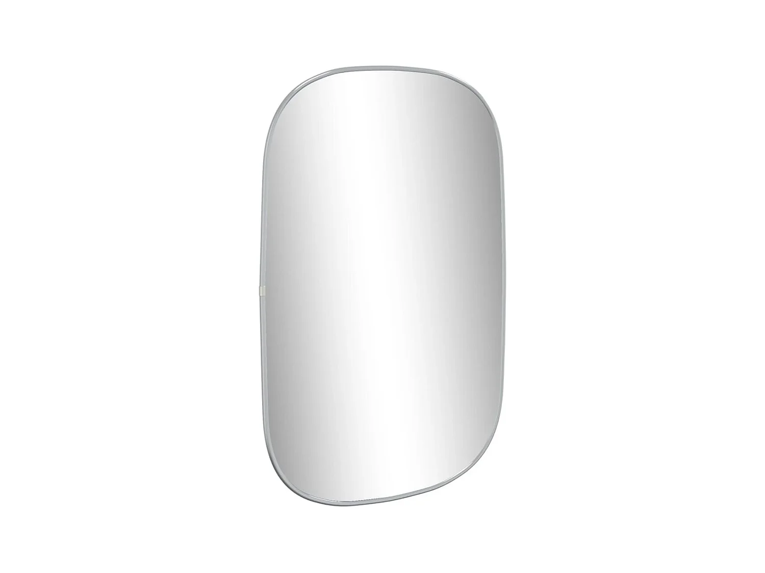 Miroir mural Argenté 70x45 cm FR57135