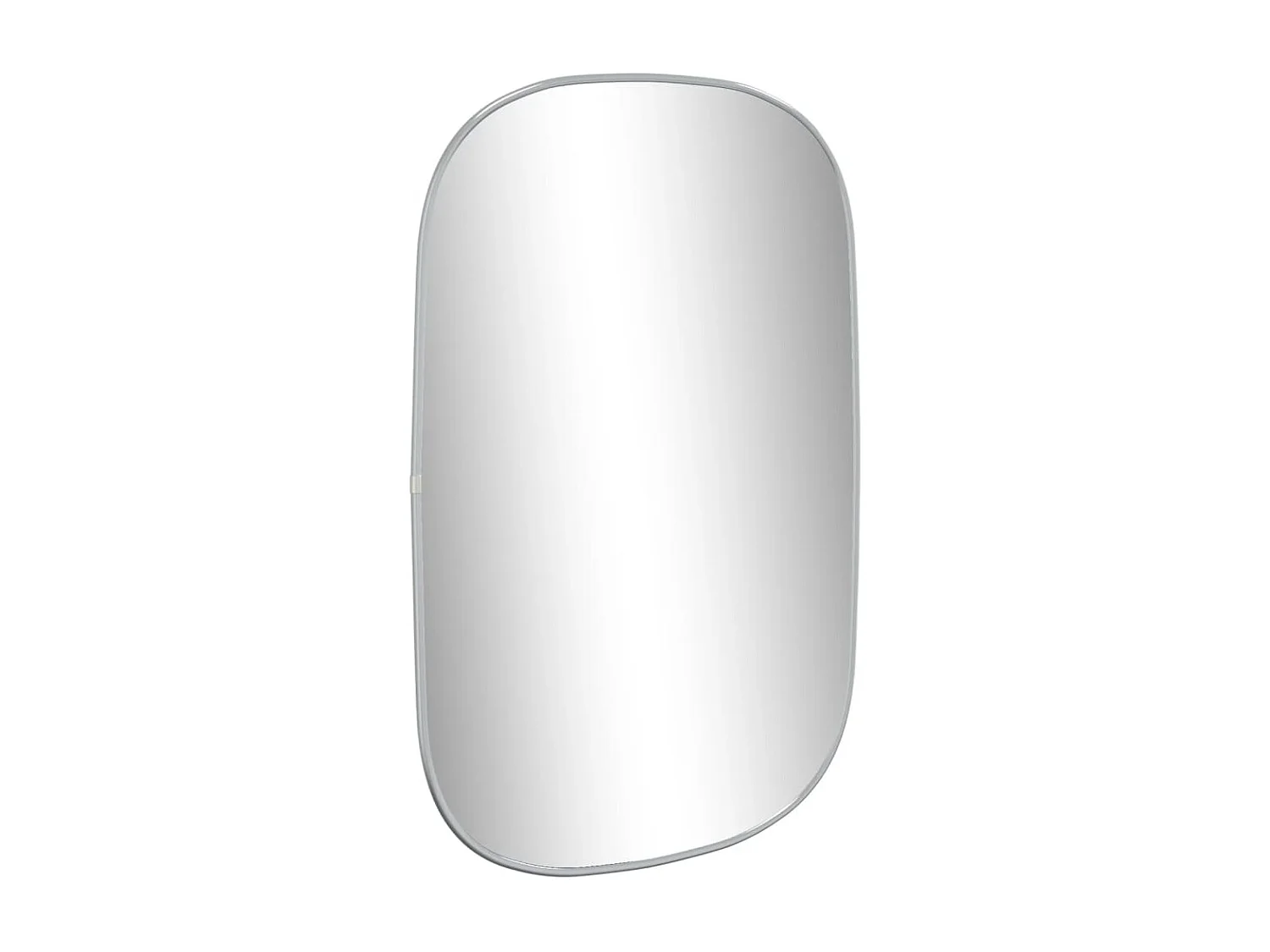 Miroir mural Argenté 70x45 cm FR57135