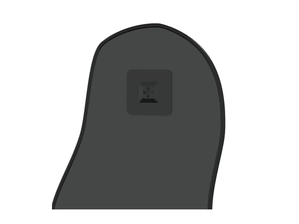 Espejo de pared negro 90x40 cm ES697101