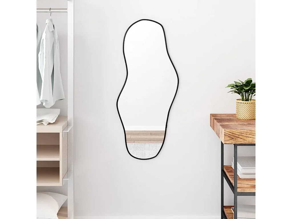 Miroir mural Noir 90x40 cm FR85730