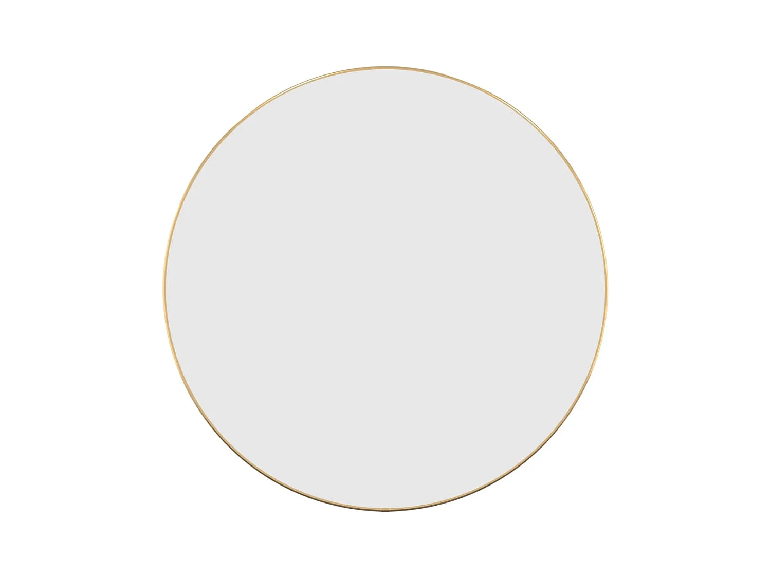 Espejo de pared redondo dorado Ø 60 cm ES730899