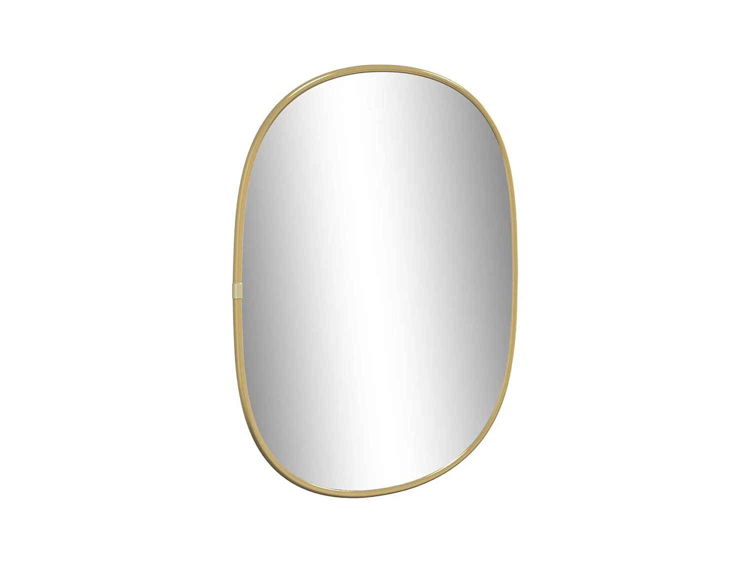 Espelho de parede 40x30 cm dourado PT254765