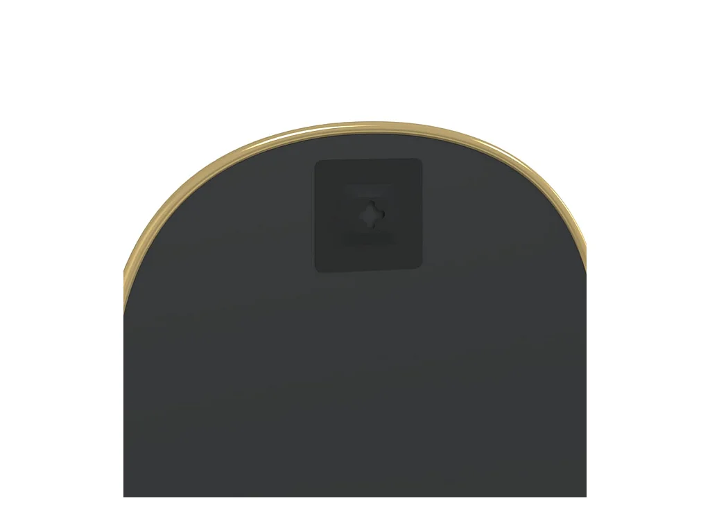 Espelho de parede 40x30 cm dourado PT254765