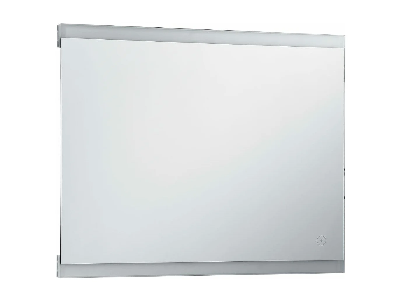 Miroir mural à LED de salle de bain et capteur tactile 80x60 cm FR96854