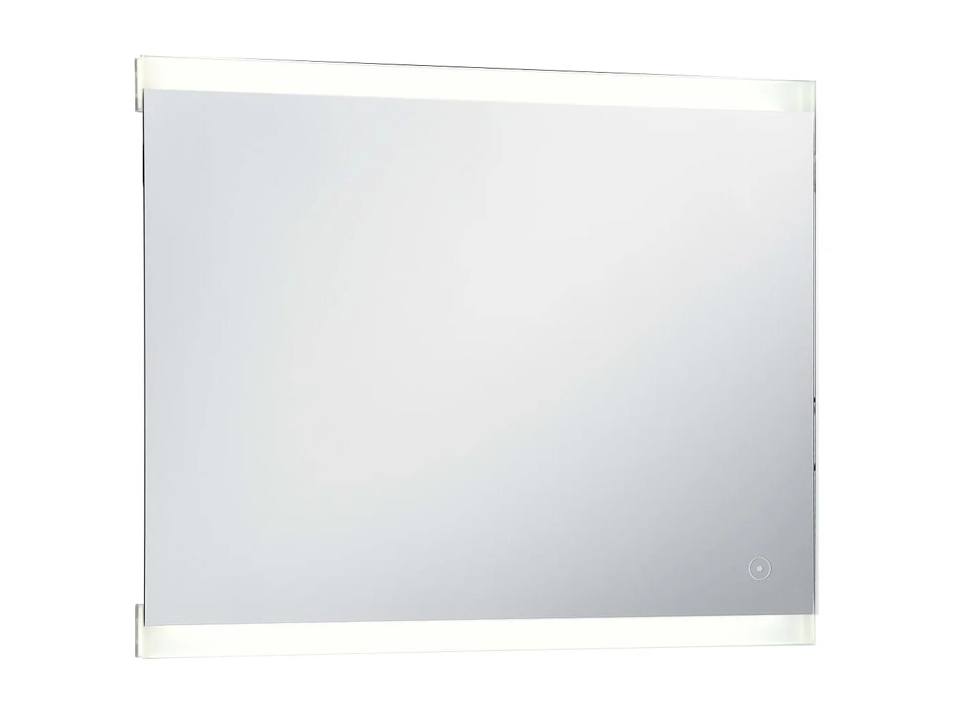 Miroir mural à LED de salle de bain et capteur tactile 80x60 cm FR96854