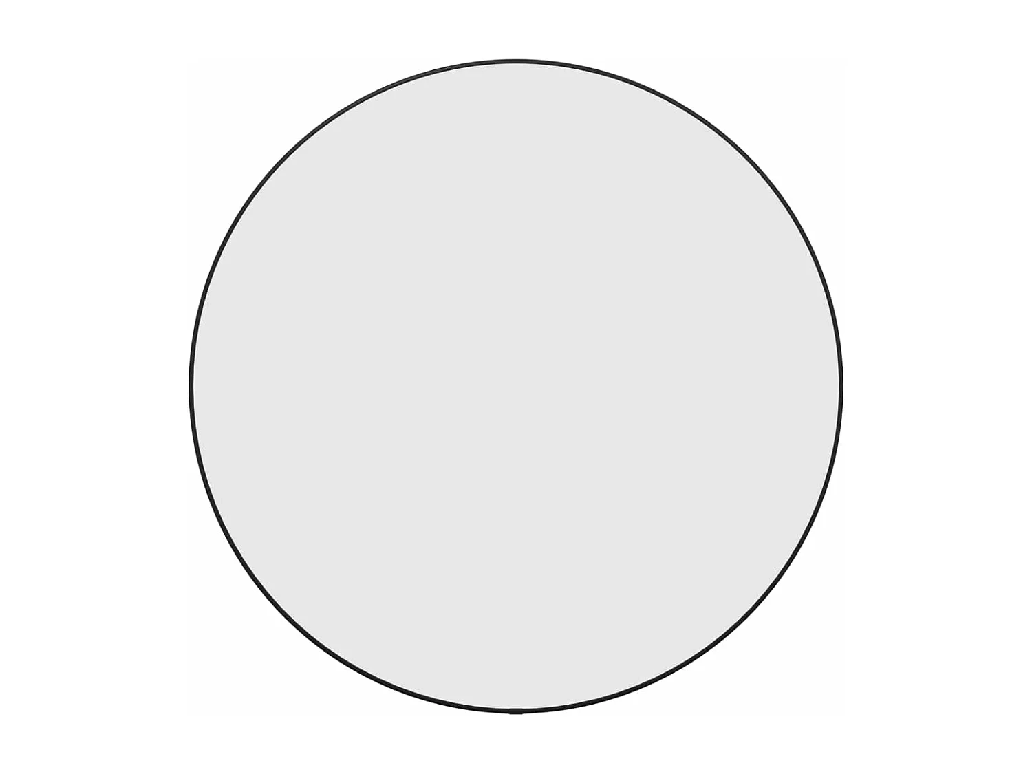 Miroir mural Noir Ø 60 cm Rond FR19239