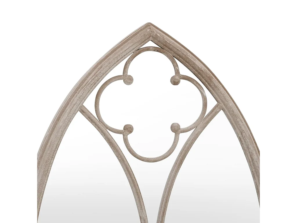 Miroir de jardin Sable 100x45cm Fer pour utilisation extérieure FR85307