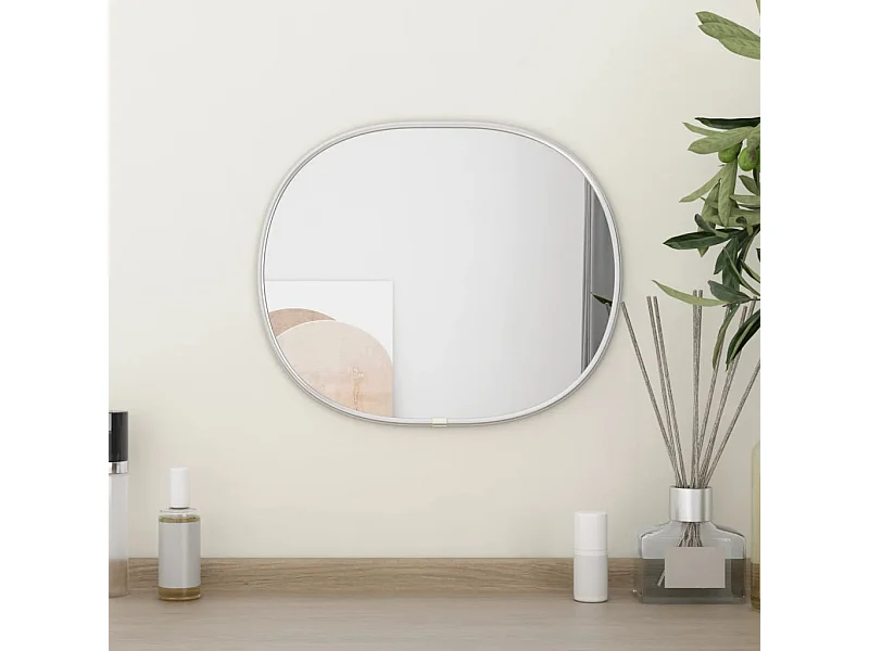 Miroir mural Argenté 30x25 cm FR58968