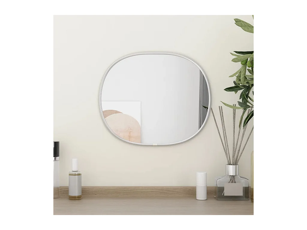Miroir mural Argenté 30x25 cm FR58968