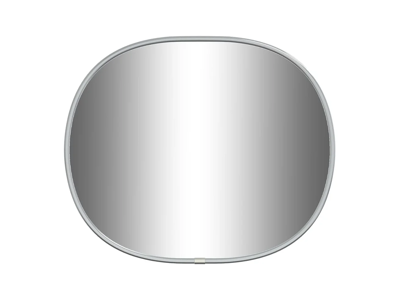 Espejo de pared plateado 30x25 cm ES460451