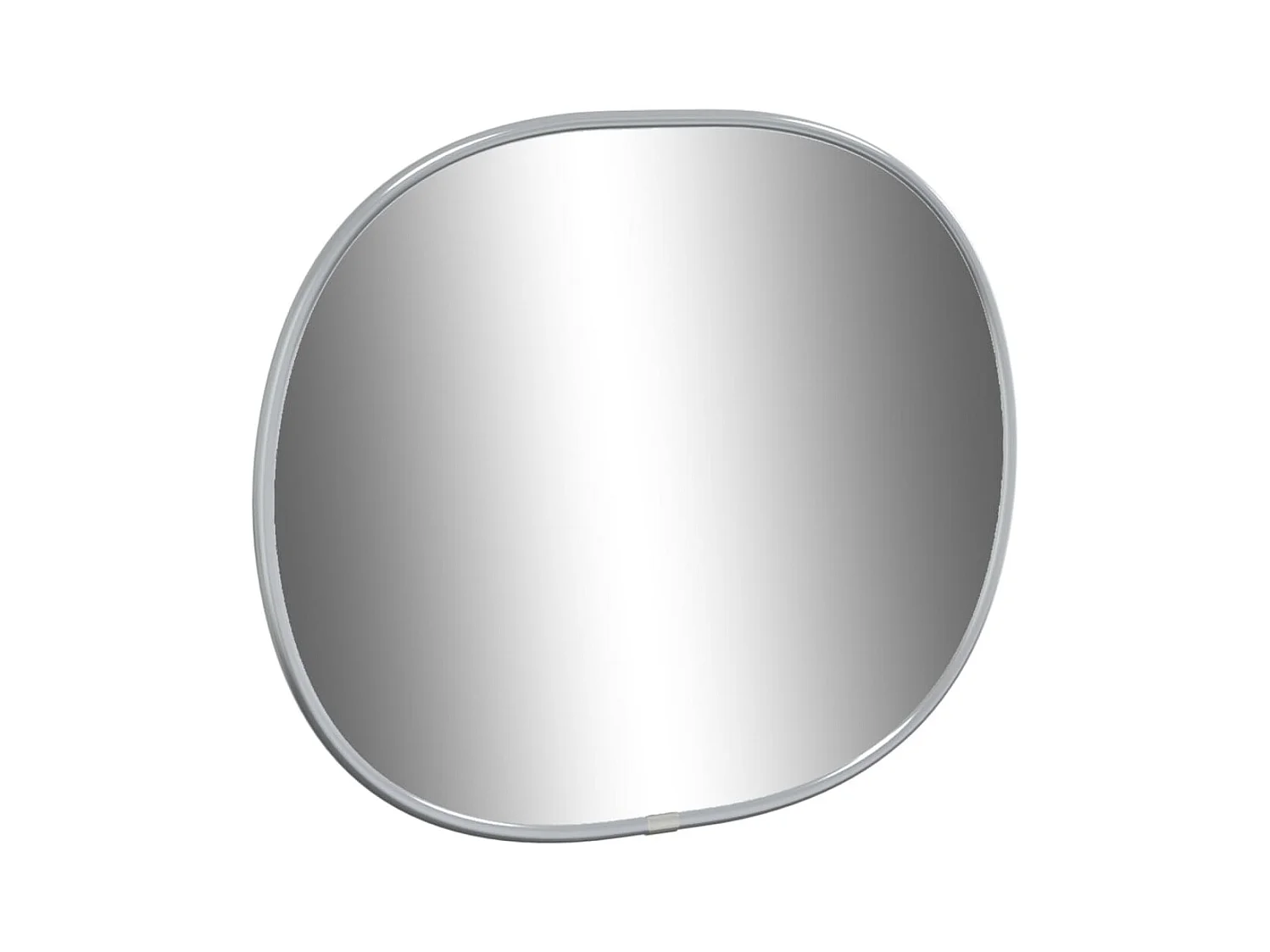 Espejo de pared plateado 30x25 cm ES460451