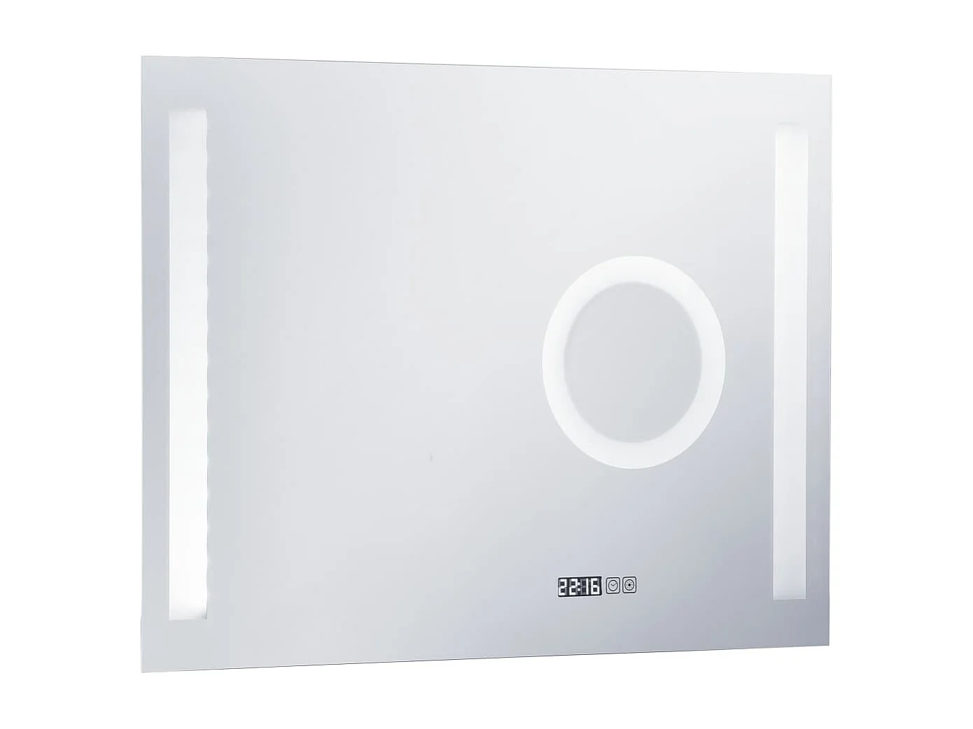 Miroir mural à LED de salle de bain et capteur tactile 80x60 cm FR16920